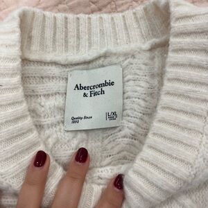 Abercrombie & Fitch Cream Sweater